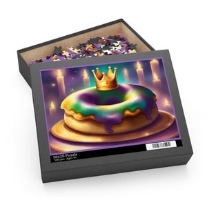 Mardi Gras King Cake Jigsaw Puzzle (120, 252, 500-Piece)