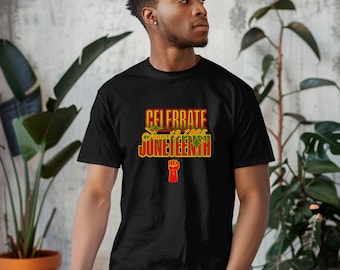 Juneteenth Celebration T-Shirt: Unisex African American Pride Tee
