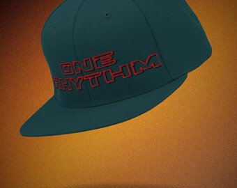 Festival DJ Hat | One Rhythm Embroidered Snapback Cap