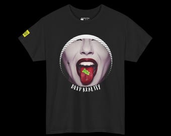 Tiefe Realität Grafik T-Shirt vorne | Urbaner Stil | BackBeat Wear