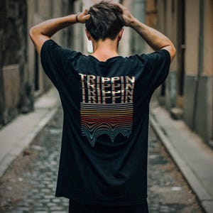 Psychedelic Rave Shirt | Trippin Graphic Techno T-Shirt