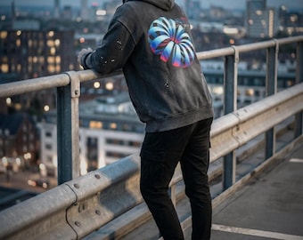 Frequenz Rave Grafik Tshirt | Rückendruck, Techno-T-Shirt, DJ Streetwear