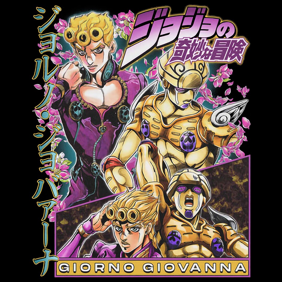 Jojos Bizarre Weird Anime Character Digital Poster Jojo's Etsy