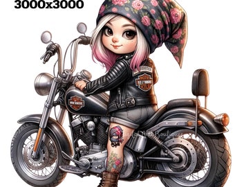 Biker Gnome Clipart, Gnome Clipart, Motorcycle Gnome Biker, Biker Clipart, Motorcycle Gnome, Biker Theme, Gnome Illustration, Gnome PNG
