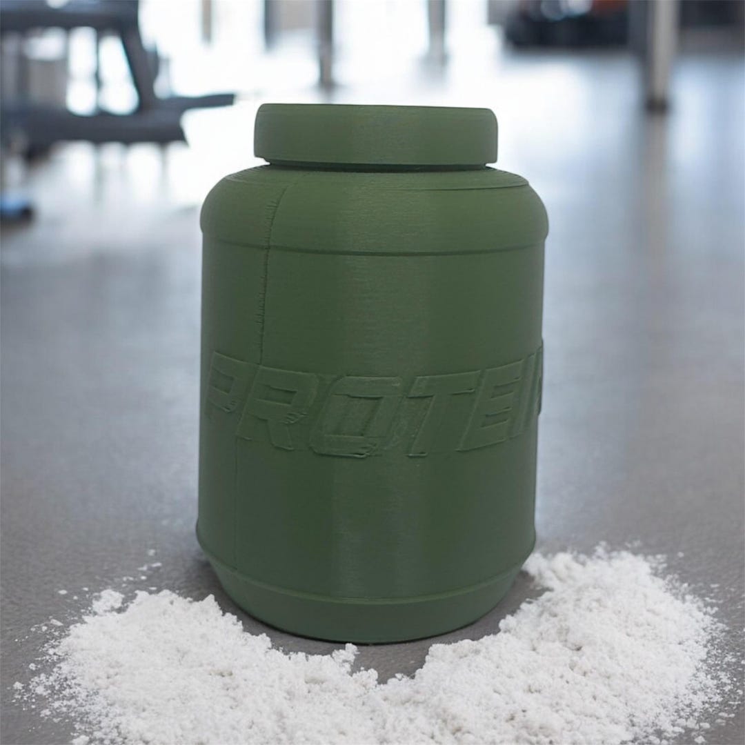 Container For Protein Portable Protein Powder Container | Gym & Travel Supplement Storage ...