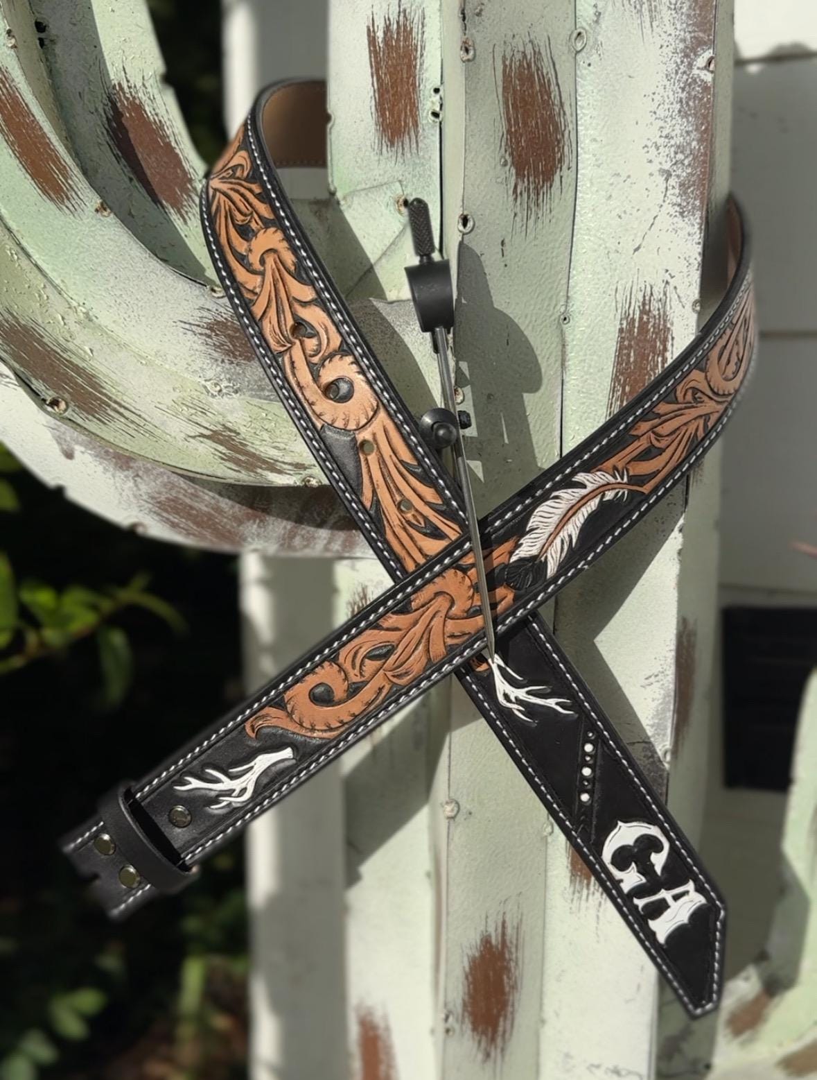 Customizable Tooled Leather Belts - Etsy