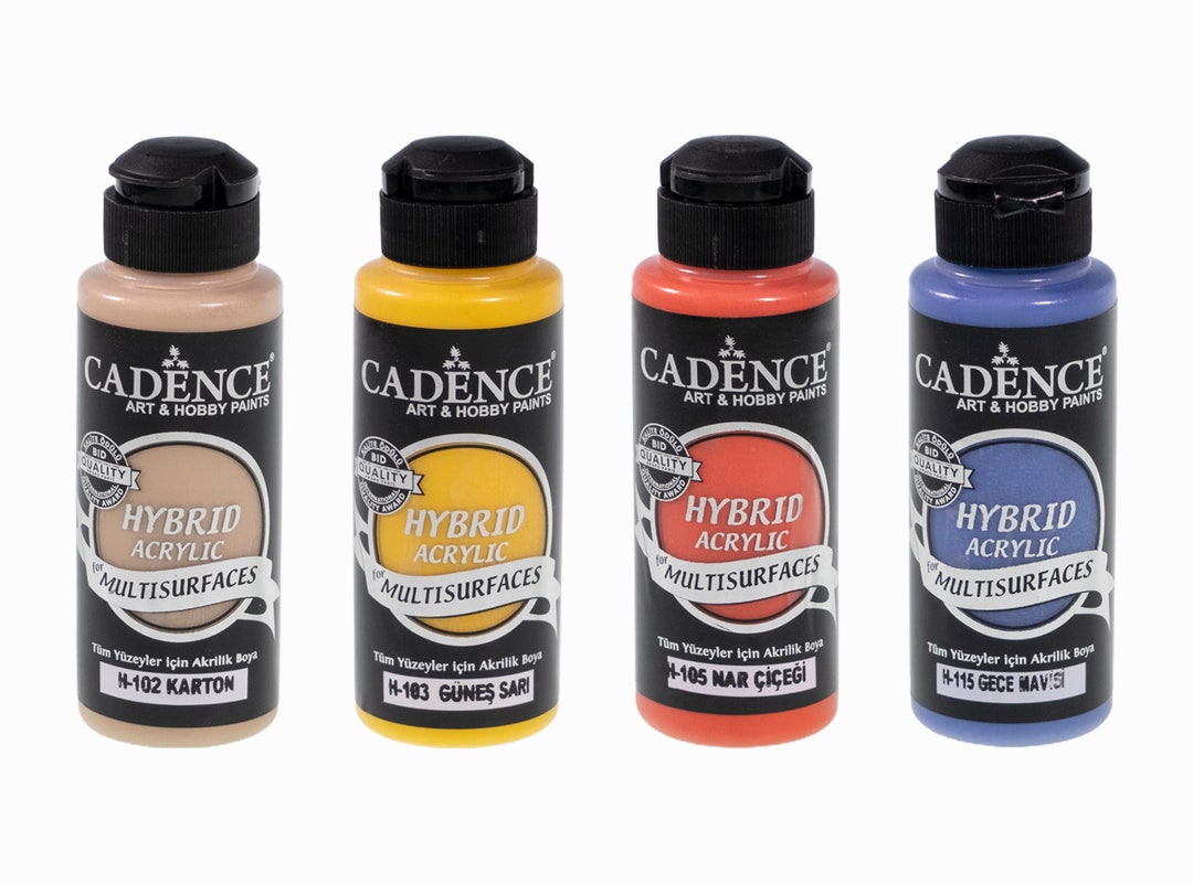 Hybrid Acrylic Paint SET 115 Colors Multisurface Paint Paint for