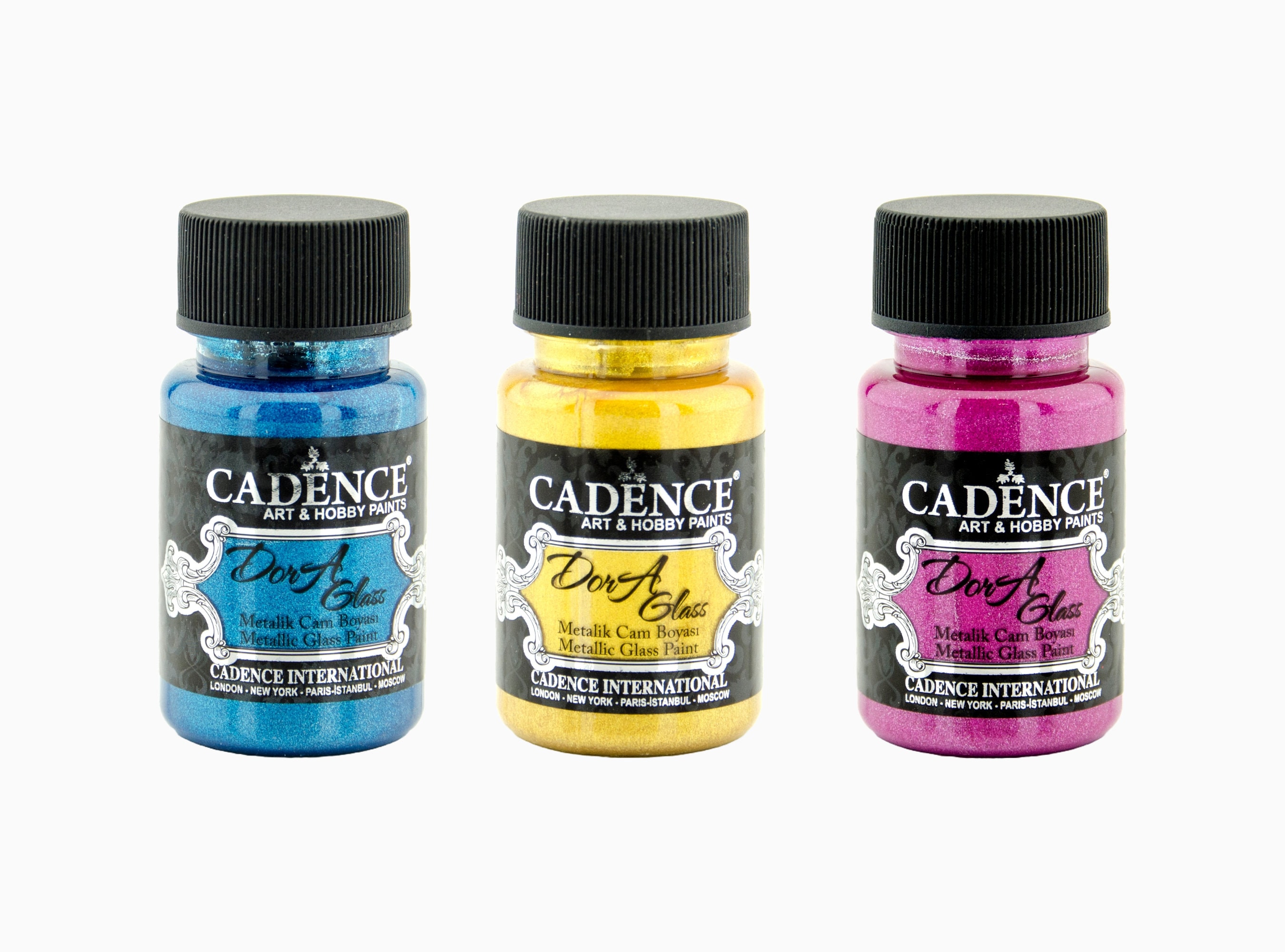 SET Metallic Glass Paint - 33 Colors - Paint for Glass Surfaces - 50ML ...