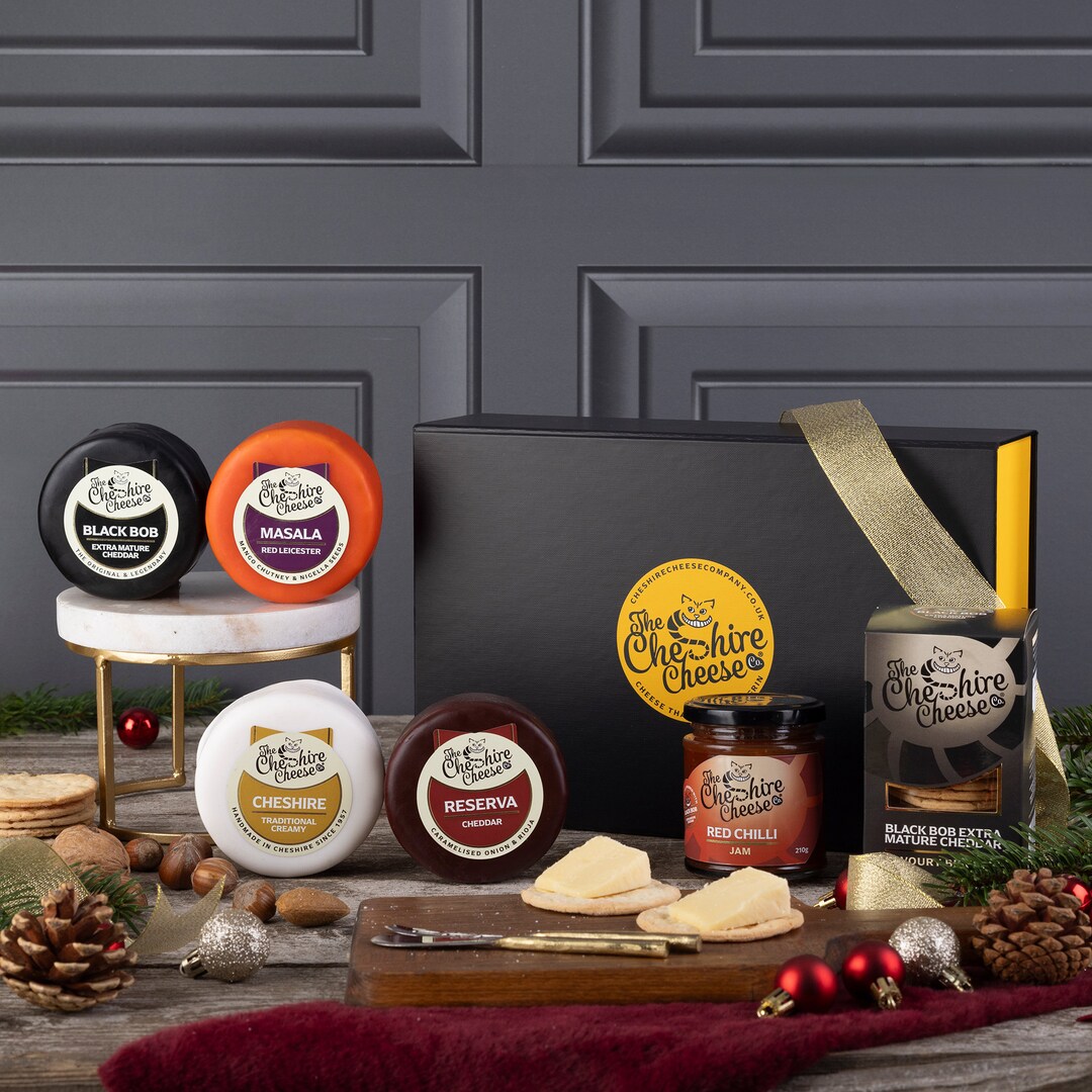 Cheese Lovers Gift Hamper Ultimate Christmas Cheese Chutney Etsy UK