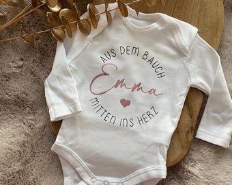 Langarm Body Baby personalisiert