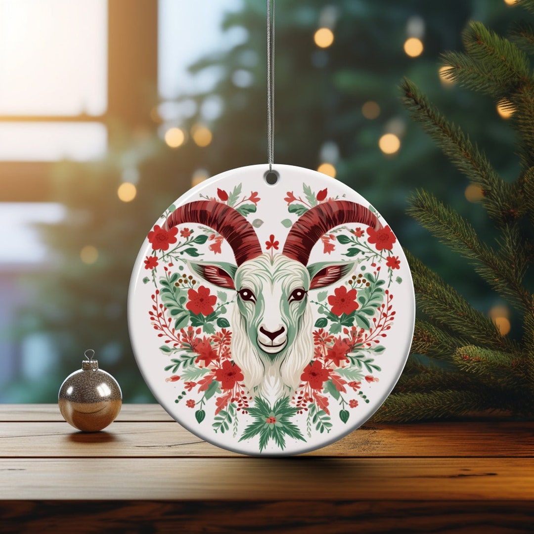 Scandinavian Christmas Ornaments, Scandinavian Ceramic Ornaments