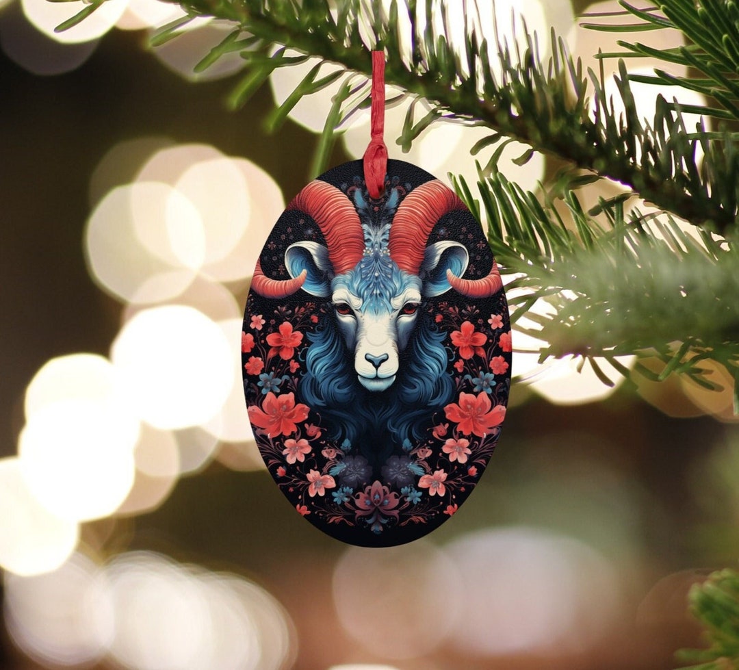 Nordic Christmas Christmas Ornament Gift Yule Goat Etsy