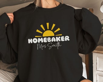 Personalisiertes Back-Sweatshirt, personalisierte Geschenkidee für Backliebhaber für Freunde und Familie, Koch-Sweatshirt, individueller Pullover für Bäcker