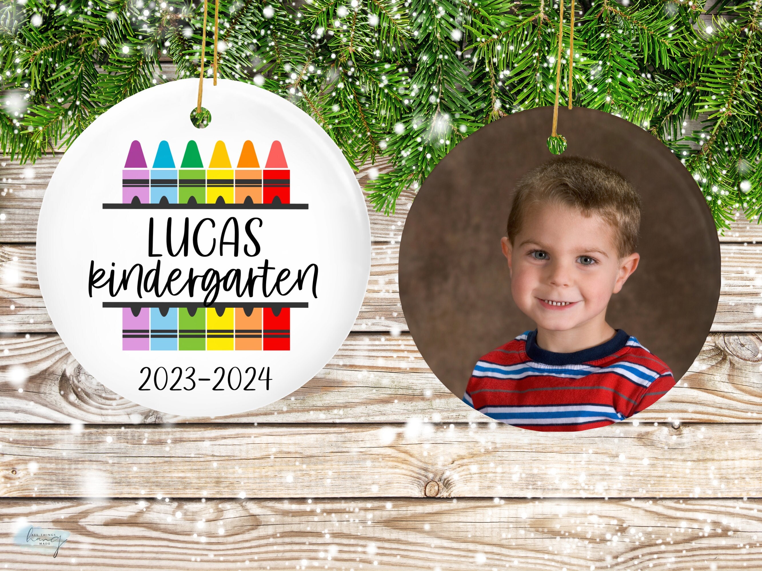 Kindergarten Personalized Ornament