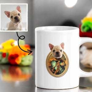 Custom Dog Face Mug | Personalized Pet Coffee Mug | Dog Memorial Gift | Custom Mug for Her | Dog Lover Gift | Face Mug Keepsake