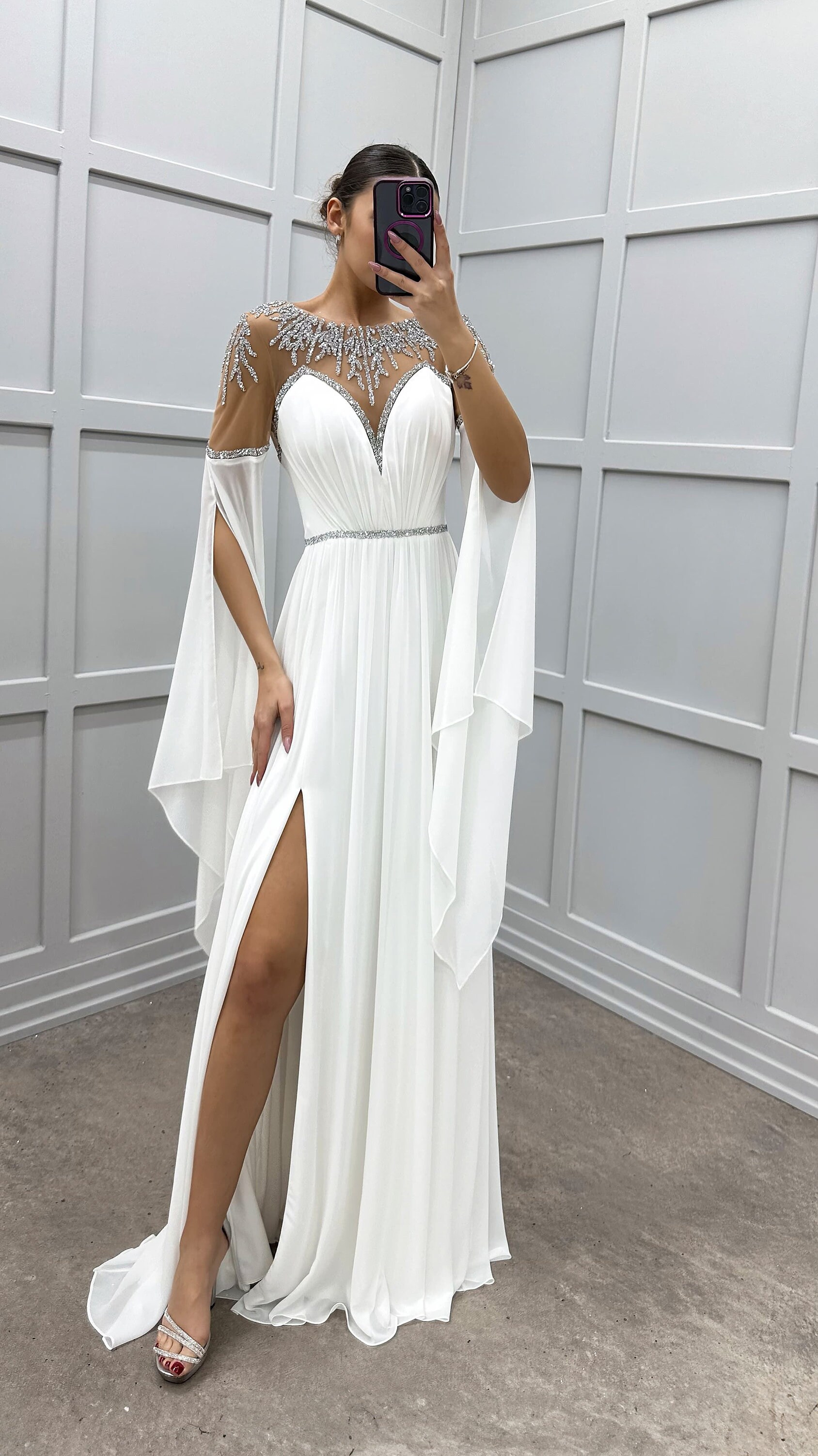 Stitched Detail Elegant Dress