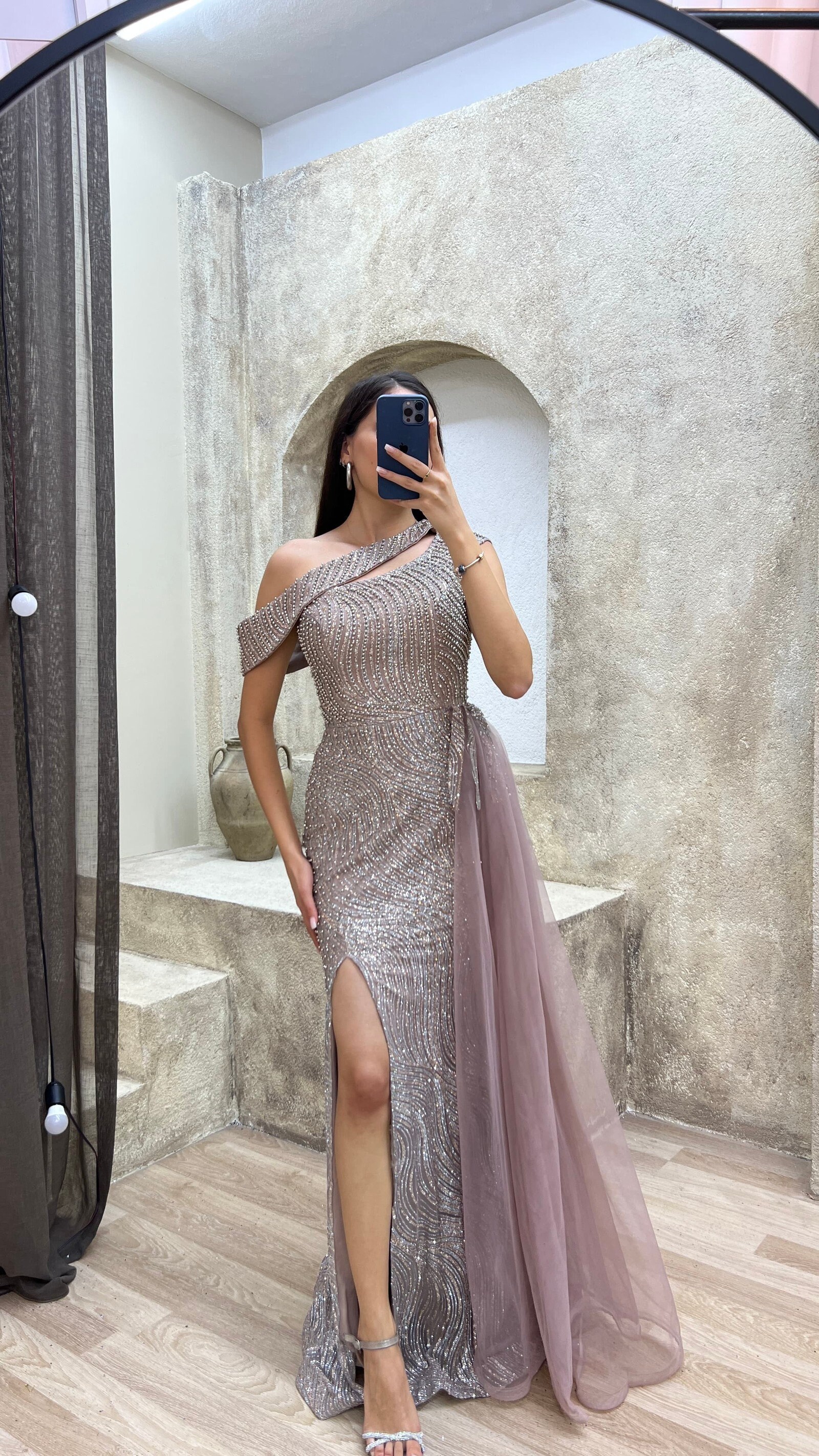 Head To Toe Embroidered Tulle Dress