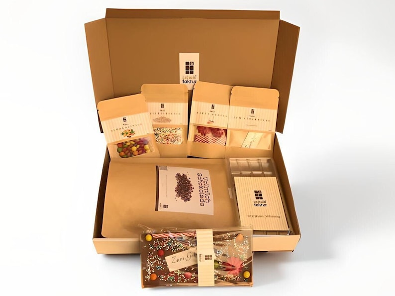 Coffret DIY pour tablettes de chocolat 6 anniversaire lait entier image 8