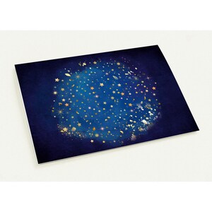 Set met Starry Night-wenskaarten - 10 diepblauwe kunstkaarten met enveloppen - perfect voor elke gelegenheid