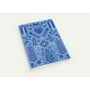 Cartes de voeux lièvre nordique - Lot de 10 bleus design scandinave - Respectueux de l'environnement et élégant avec enveloppes