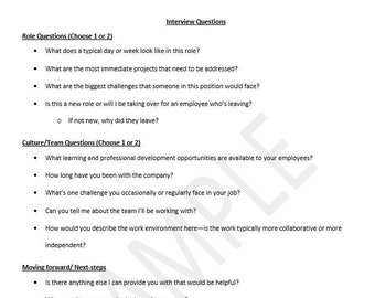 Interview Questions