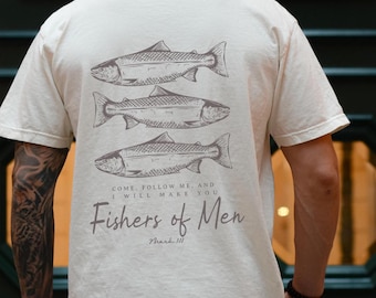 Fishers Of Men Comfort Colors T-shirt - Christian Faith Tee