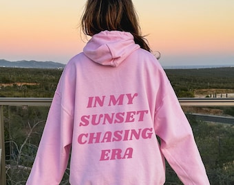 In My Sunset Chasing Era Beach Hoodie Sunset Hoodie Beachy Sweatshirt Coconut Girl Clothes Mermaidcore Ocean Inspired Style Preppy Hoodie