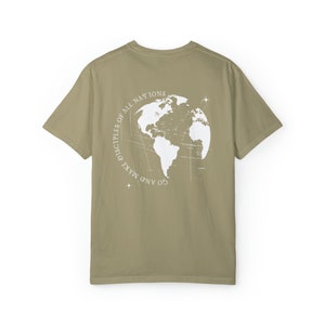 Disciple Faith Based T Shirt Faith Based Shirt Christian Clothes Christian Merch Gospel T Shirt Scripture Shirt Worship Shirt Khaki