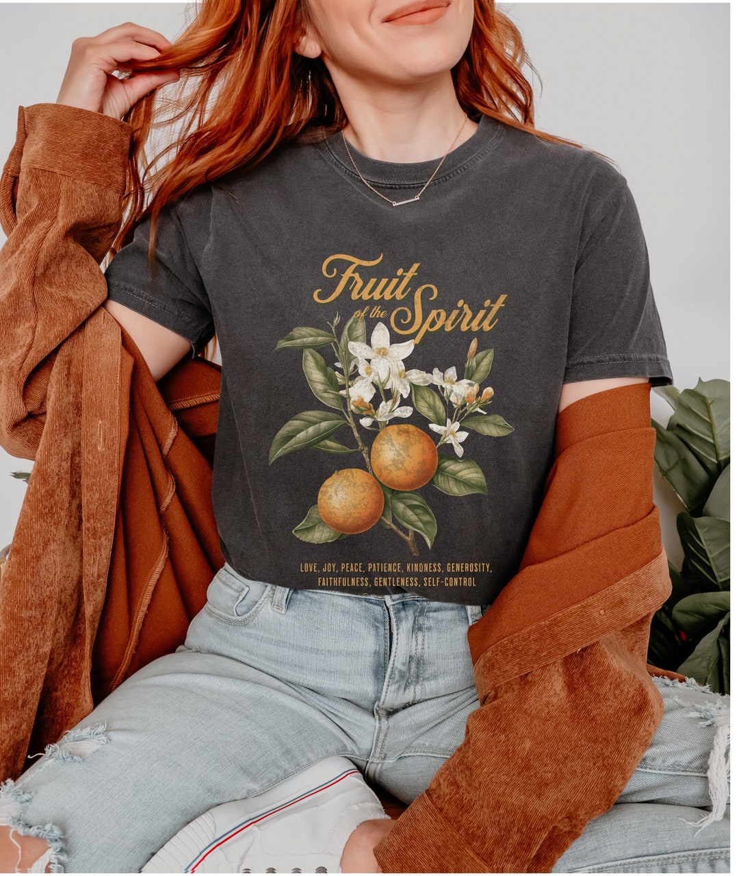 Fruit of the Spirit Boho Christian Comfort Colors Tshirts Holy Spirit ...