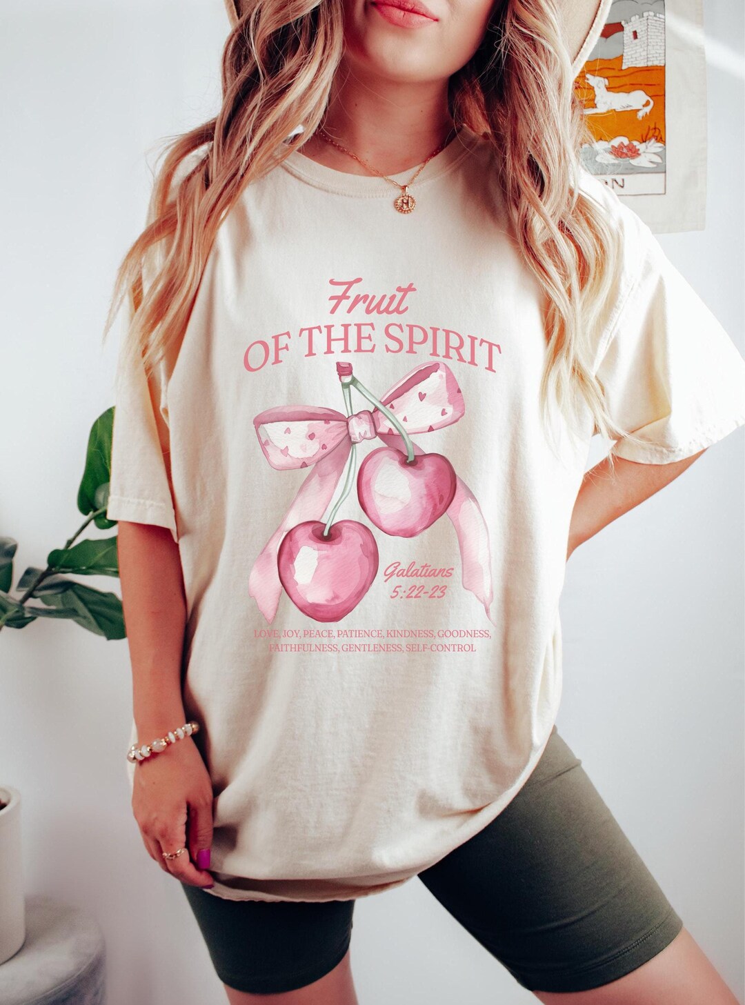 Fruit of the Spirit Christian Comfort Colors T Shirt Faith Based Shirt ...