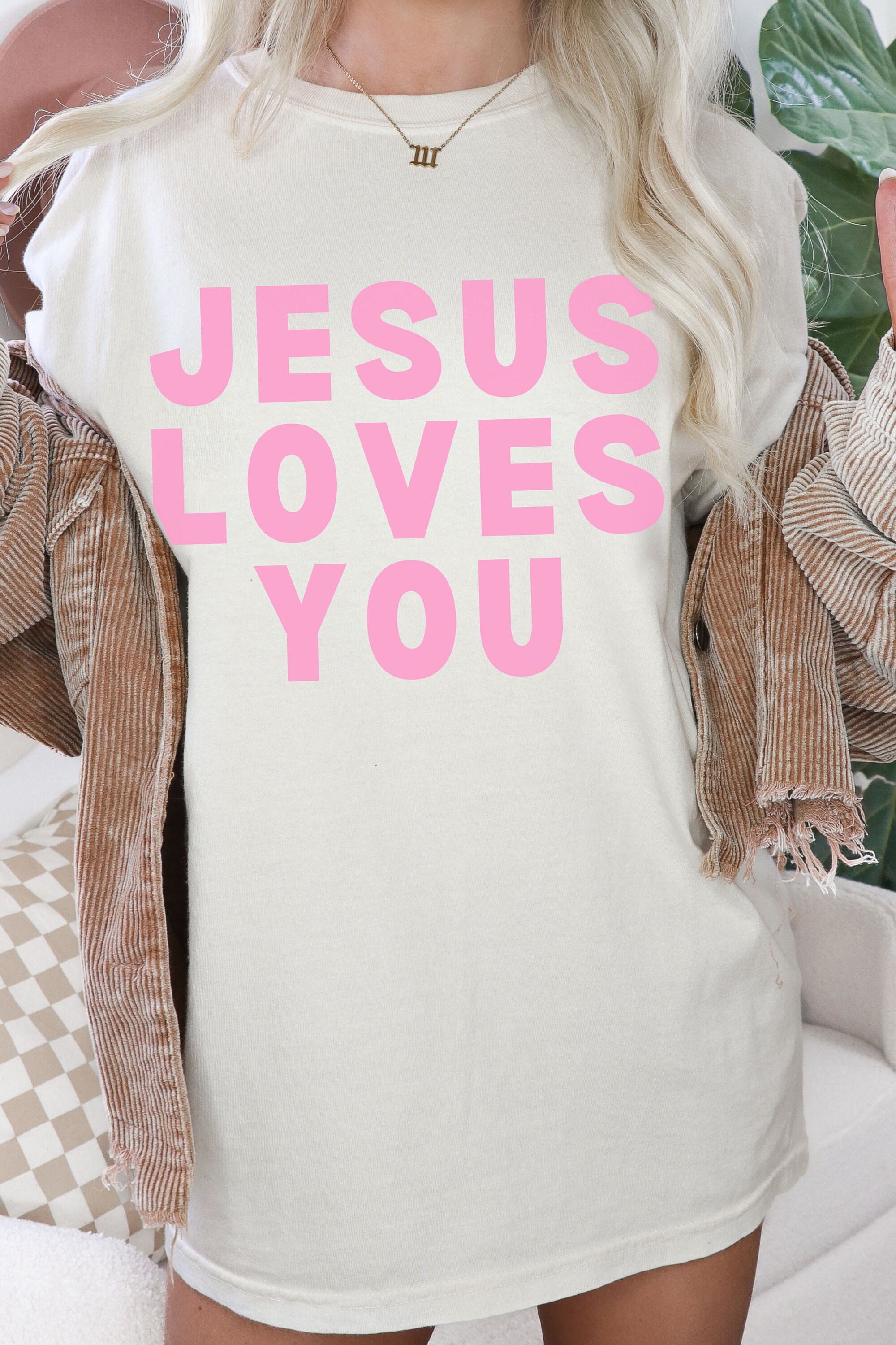 Jesus Loves You Christian Shirt Comfort Colors Christian Clothes ...