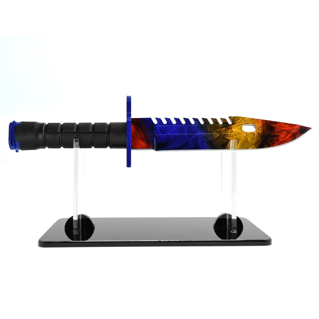 Talon Knife Marble Fade Fire And Ice M9 Bayonet Knife Marble Fade Fire and Ice Real Knife - Etsy