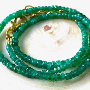 Natural Green Emerald Faceted Rondelle Beads, Finest Emerald Faceted Beads, AAA+ Beads, Emerald Beaded Beads, May Birthstone,
