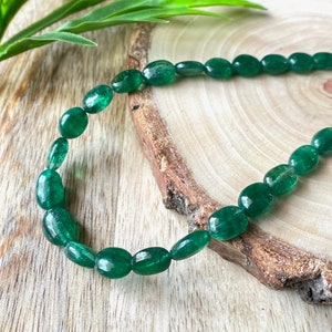 Natural Emerald Smooth Beads, Zambian Emerald Oval Shape Beads, Vivid Green Emerald Beaded Beads, Loose Emerald Beads, Gift For Her