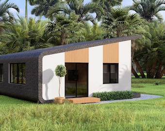 Tiny House Floorplan | 7x9 Meters House Plan | 2 Bedroom Small House Plan | 1 Story House