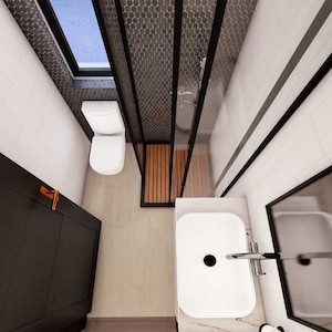Tiny House Floorplan | 4x7 Meters House Plan | 2 Bedroom Small House Plan | 2 Story House image 7