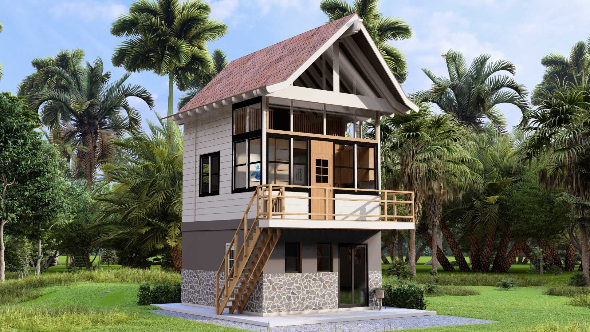 House Floorplan | 6x7 Meters House Plan | 3 Bedroom Small House Plan ...