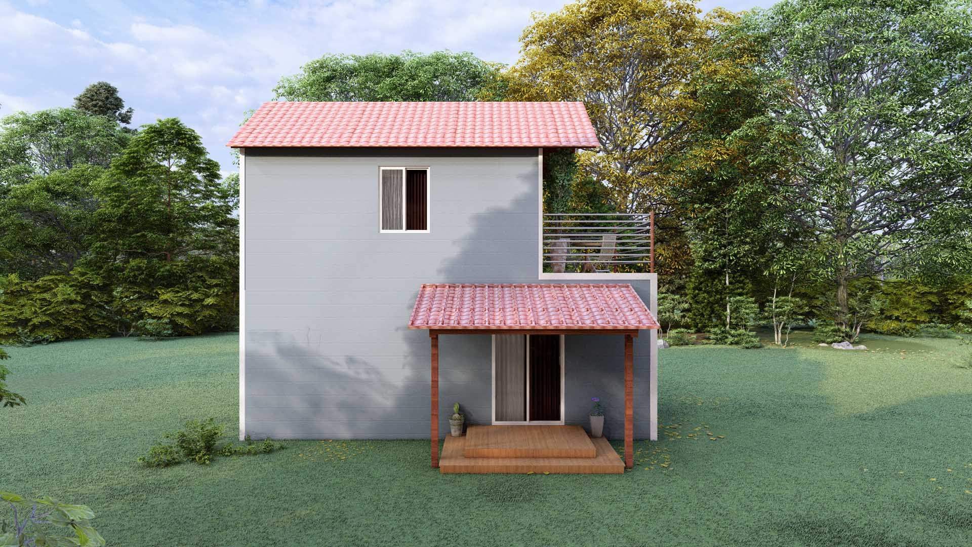 3x8 Meters Tiny House Floorplan 1 Bedroom Small House Plan 2 Story - Etsy