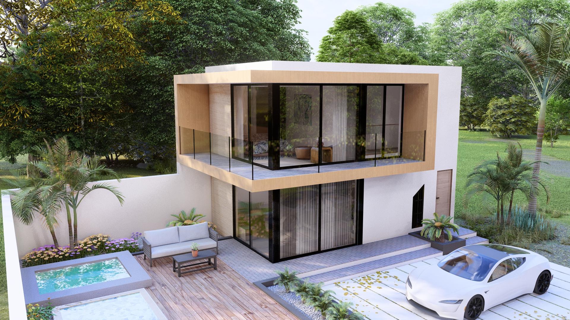 Tiny House Floorplan | 4x7 Meters House Plan | 1 Bedroom Small House ...