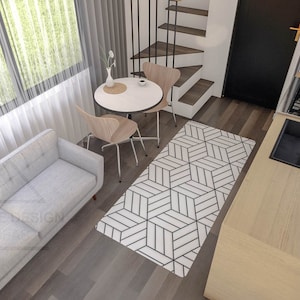 Tiny House Floorplan 1 Bedroom Small House Plan 2 Story - Etsy