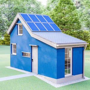 3x6 Meters House Floorplan 1 Bedroom Small House Plan 2 Story Tiny House