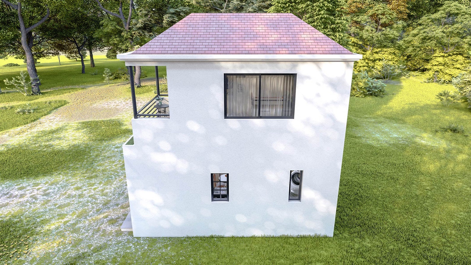 Tiny House Floorplan 1 Bedroom Small House Plan 2 Story - Etsy