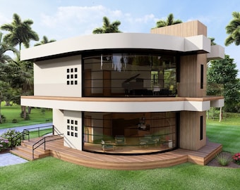 Haus Grundriss | 12x12 Meter Haus Plan | 2 Schlafzimmer Kleines Haus Plan | 2-Stöckiges Haus