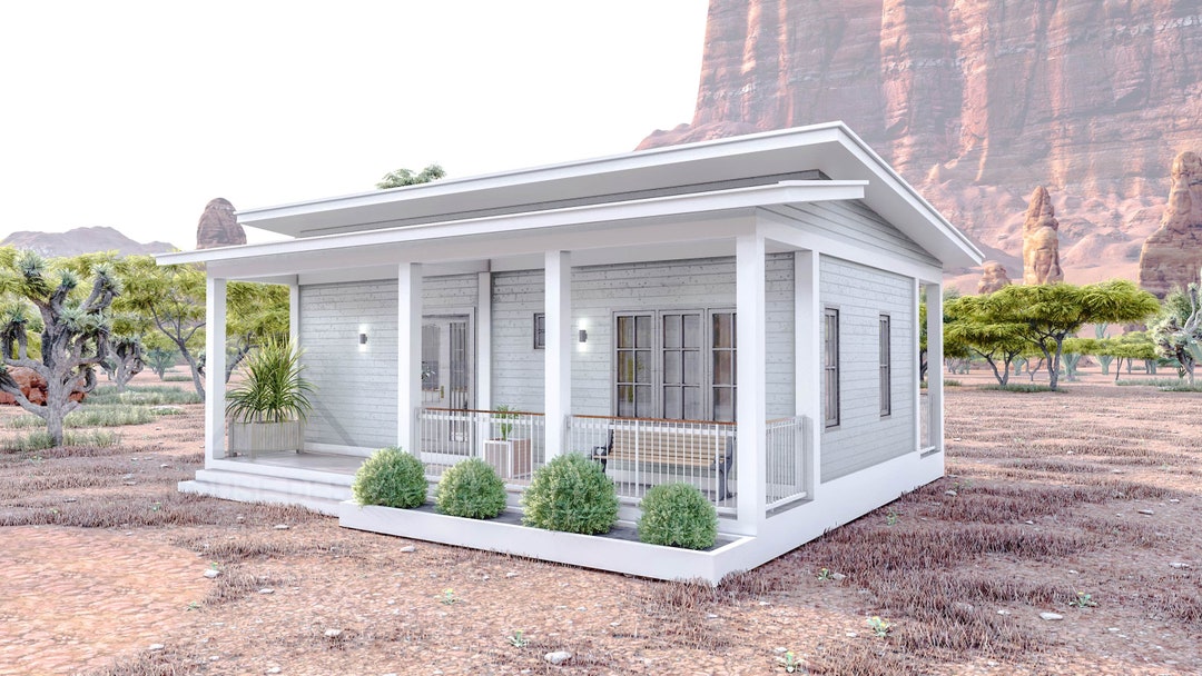 Small House Floorplan | 5x10 Meters House Plan | 1 Bedroom House Plan ...