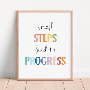 Mental Health Poster, Positive Affirmation, Growth Mindset, Classroom Decor, Therapy Office Decor, Calming Corner Print, Digital Download