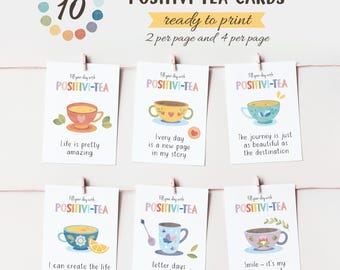Positive Affirmation Cards: Mental Health & Growth Mindset (Digital Download 5x7, A4 PDF)