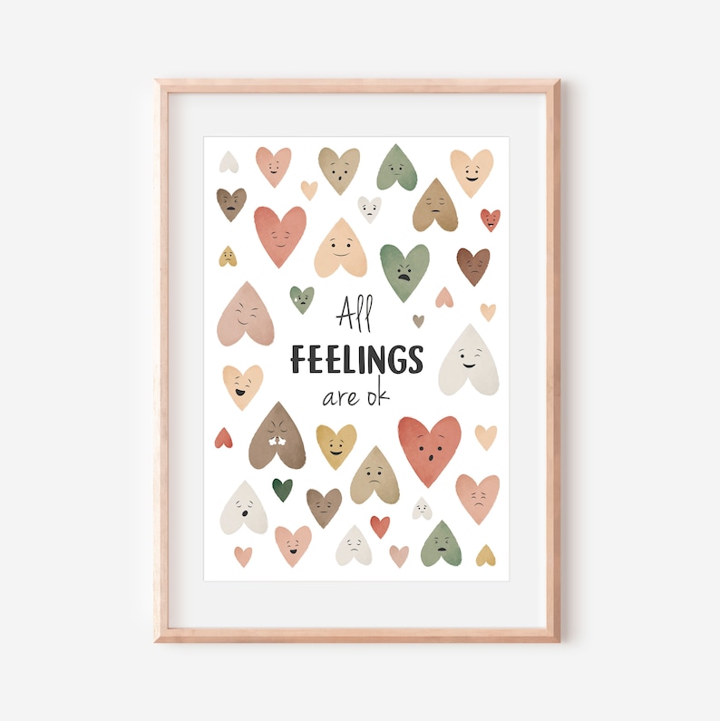 Wutskala Poster - Emotions-Gefühlstabelle Für Kinder & Psychische Gesundheit