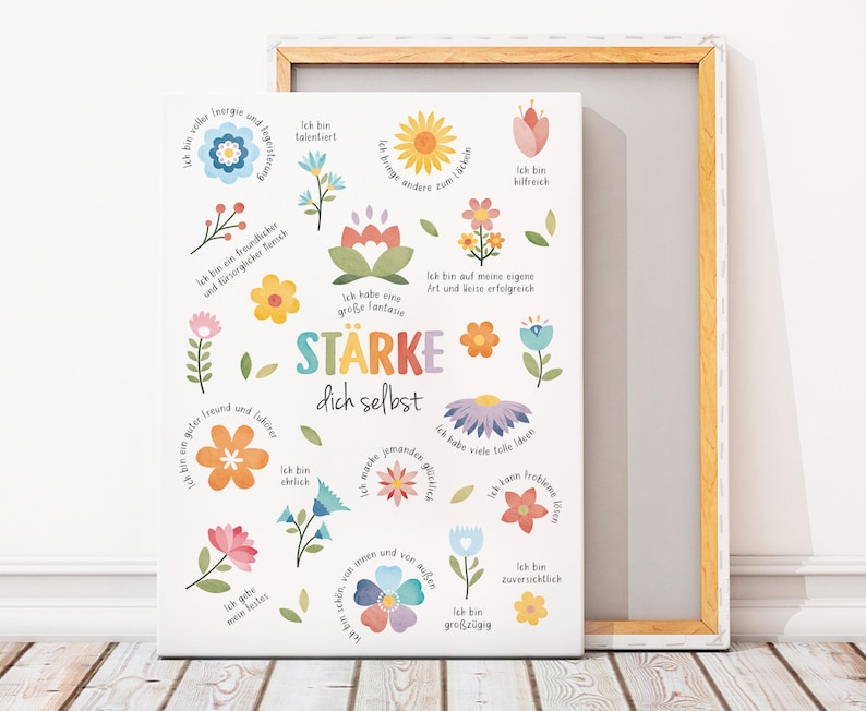 Compliment Yourself, Positive Affirmation in German, Therapy Office