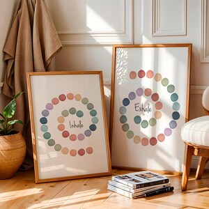 12 Mental Health Corner Posters, Therapy Office Wall Decor, School Counselor, Rainbow Classroom Decor, Feelings Chart, Digital Download, N62