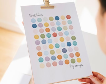 Minimalist Habit Tracker Printable: Daily Routine Builder (Digital Download)